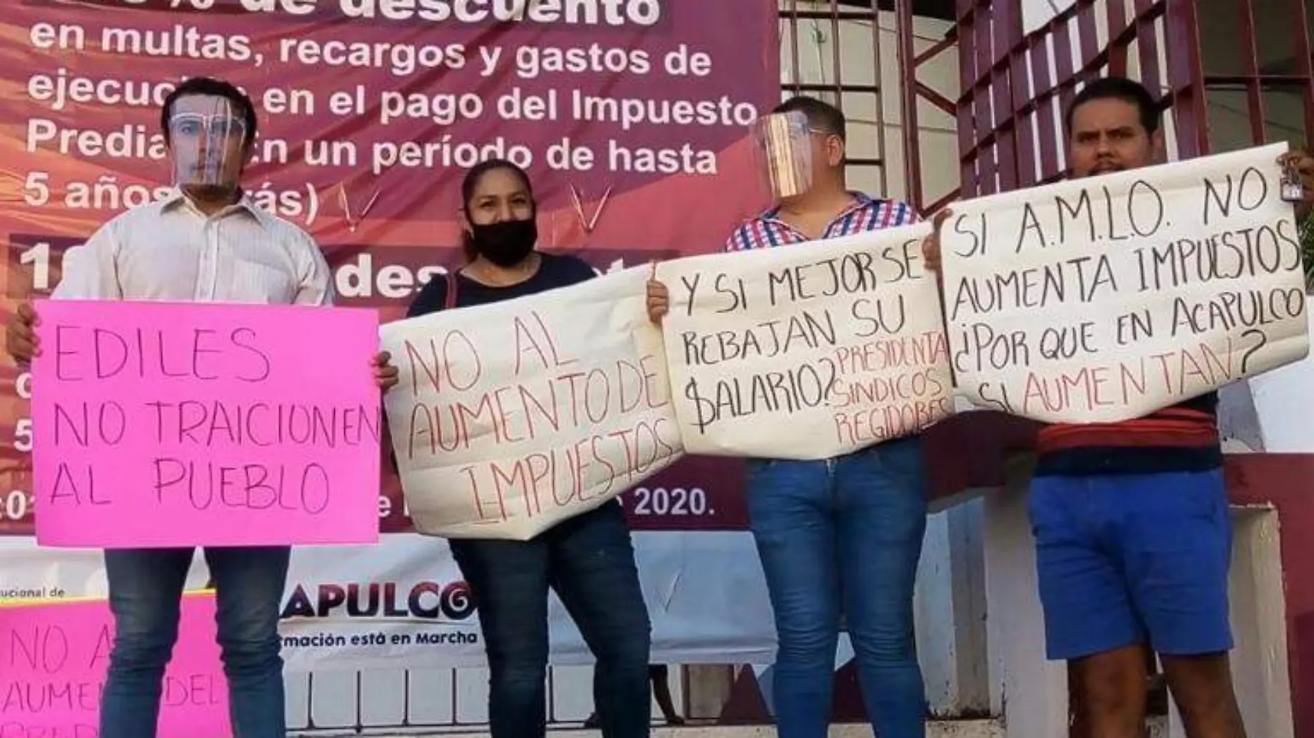 Protesta ayuntamiento viejo